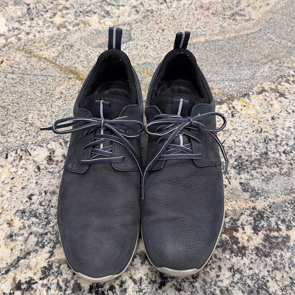 Johnston & Murphy XC4 Blue Lace-Up rubber sole Shoes